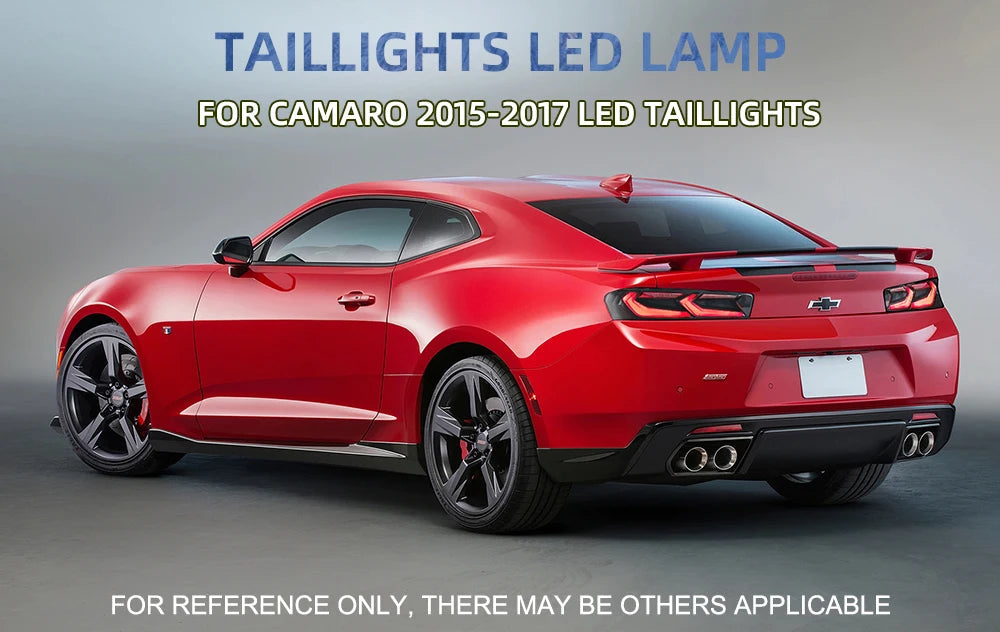 VLAND Taillight Assembly FIT FOR CHEVROLET CAMARO 2016-2018 LED TAIL LAMP LED Running Light  LED Brake Light sayaragear