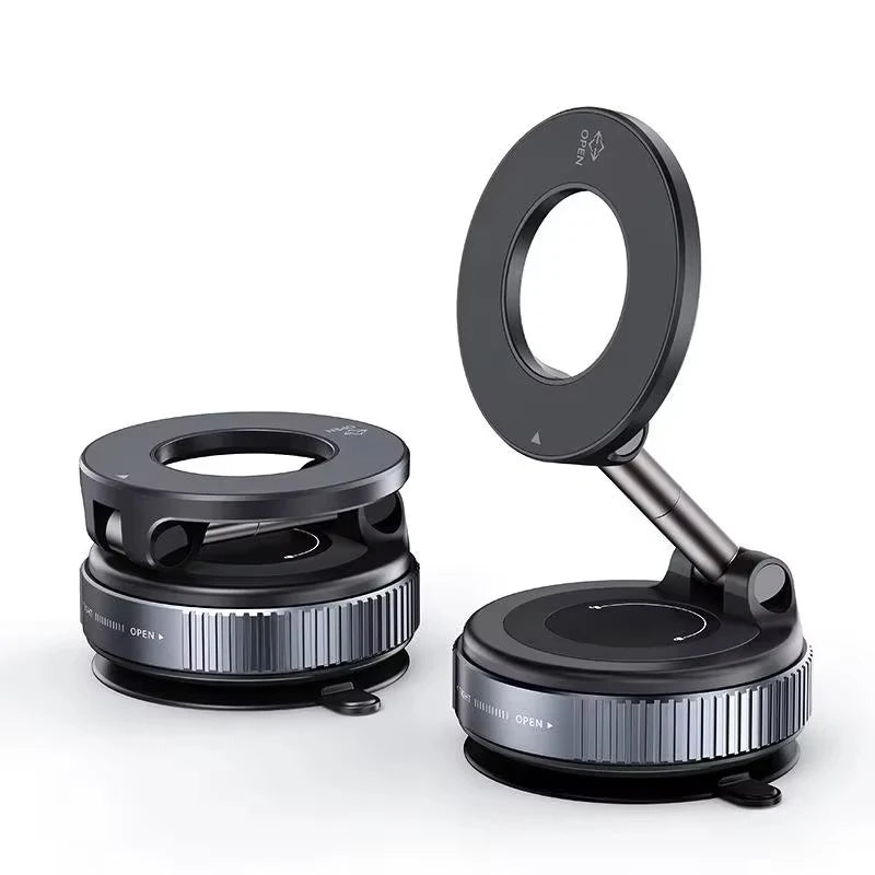 Super Strong Magnetic Phone Holder Foldable Design 360° Adjustable Vacuum Car Mount For Car Desk Bathroom Phone Holder Hot Selle sayaragear