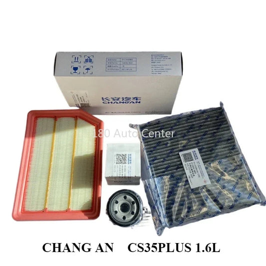 Original CHANGAN CS35PLUS 1.6L Models Air Cabin Oil Filters Kit sayaragear