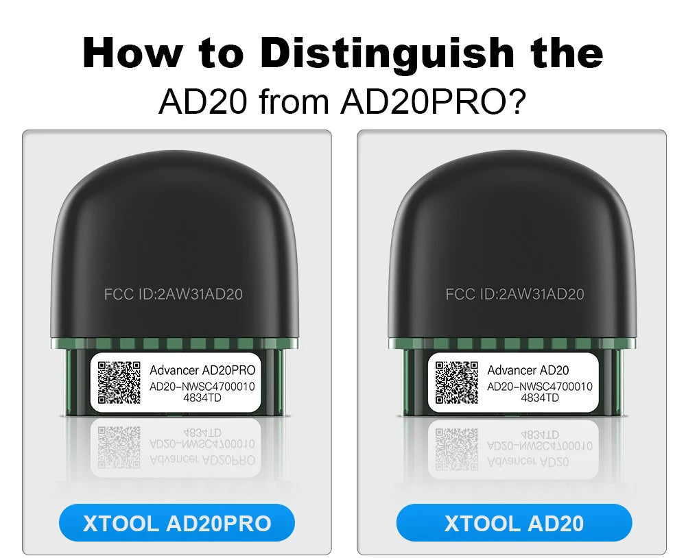 XTOOL Advancer AD20PRO OBD2 Bluetooth Scanner Full System Car Diagnostic Tool obd2 Scanner Oil Reset & Battery Tests Code Reader sayaragear