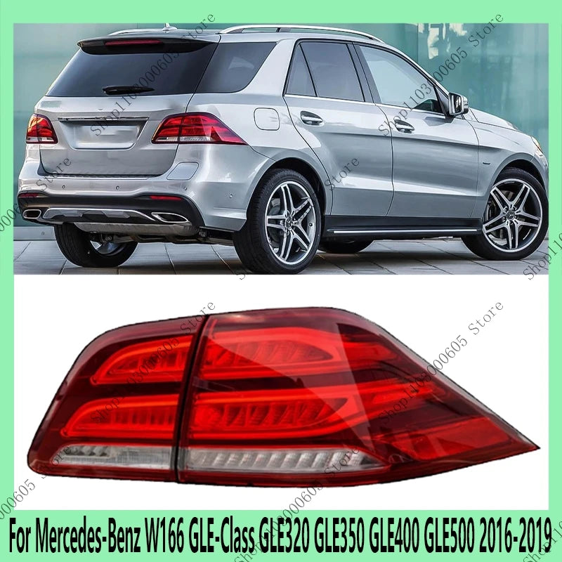 For Mercedes-Benz W166 GLE-Class GLE320 GLE350 GLE400 GLE500 2016-2019 Car Accessories Tail Light Assembly Turn Signal Light - sayaragear
