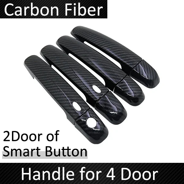 for Suzuki Maruti Swift DZire 2004~2015 Carbon Fiber Door Handle Cover Catch Trim Exterior Car Accessories 2005 2007 2009 2010 sayaragear