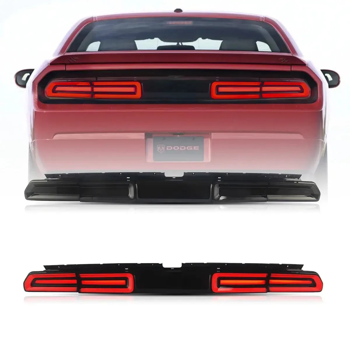 Vland 08-14 Challenger 3rd Gen (LC) Pre-Facelift Tail Lights With Sequential Turn Signal sayaragear