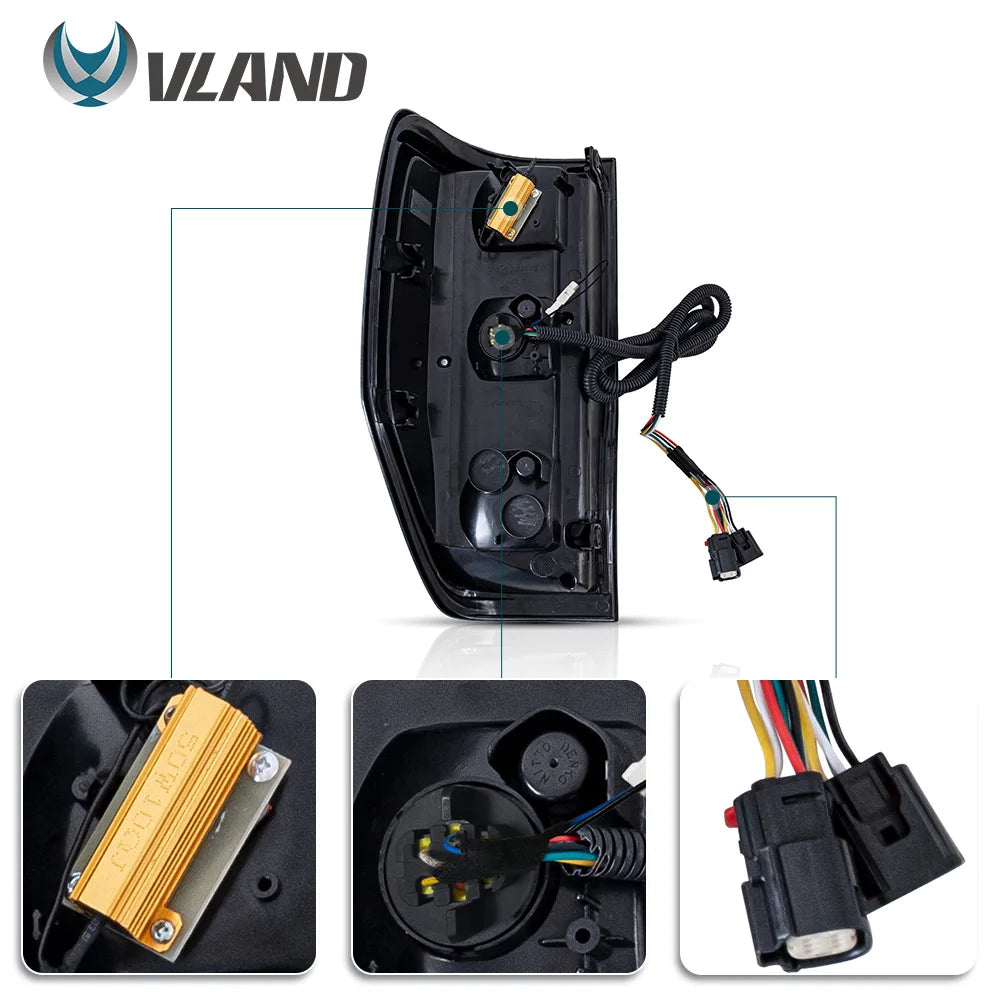 VLAND Taillight Assembly FIT FOR FORD RANGER 2012-2018 LED TAIL LAMP TAIL LAMP LED Running Light  LED Brake Light sayaragear