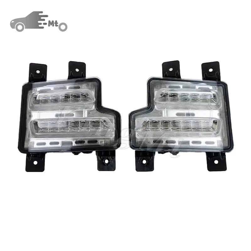 For Tiggo 4 Pro Foglight Fog Light Assembly LED Front Bumper Fog Lamp Kit Replacement with Waterproof Housing sayaragear