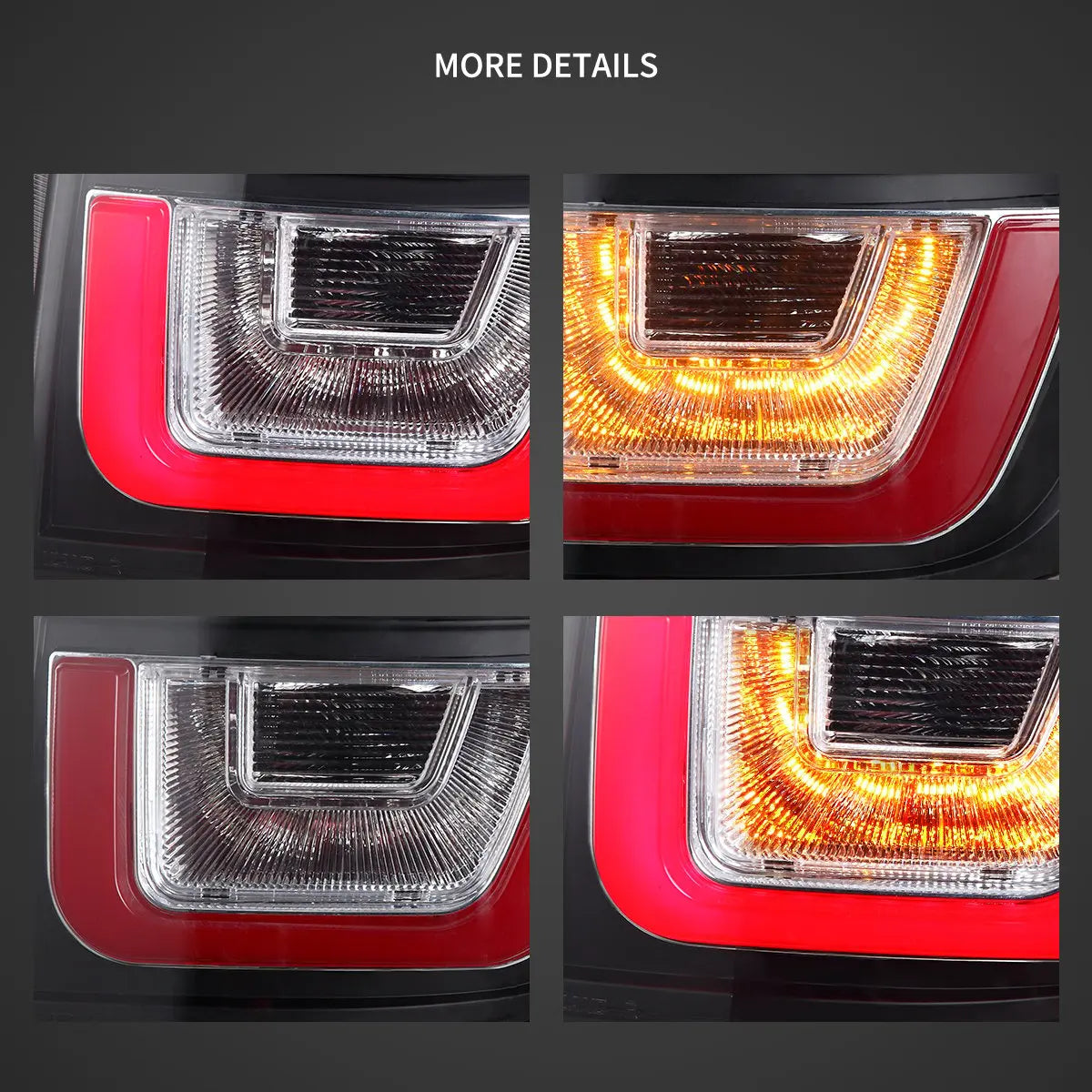 Vland 2006-2022 FJ Cruiser LED Tail Lights Clear – Stylish Upgrade for Enhanced Visibility and Modern Look sayaragear