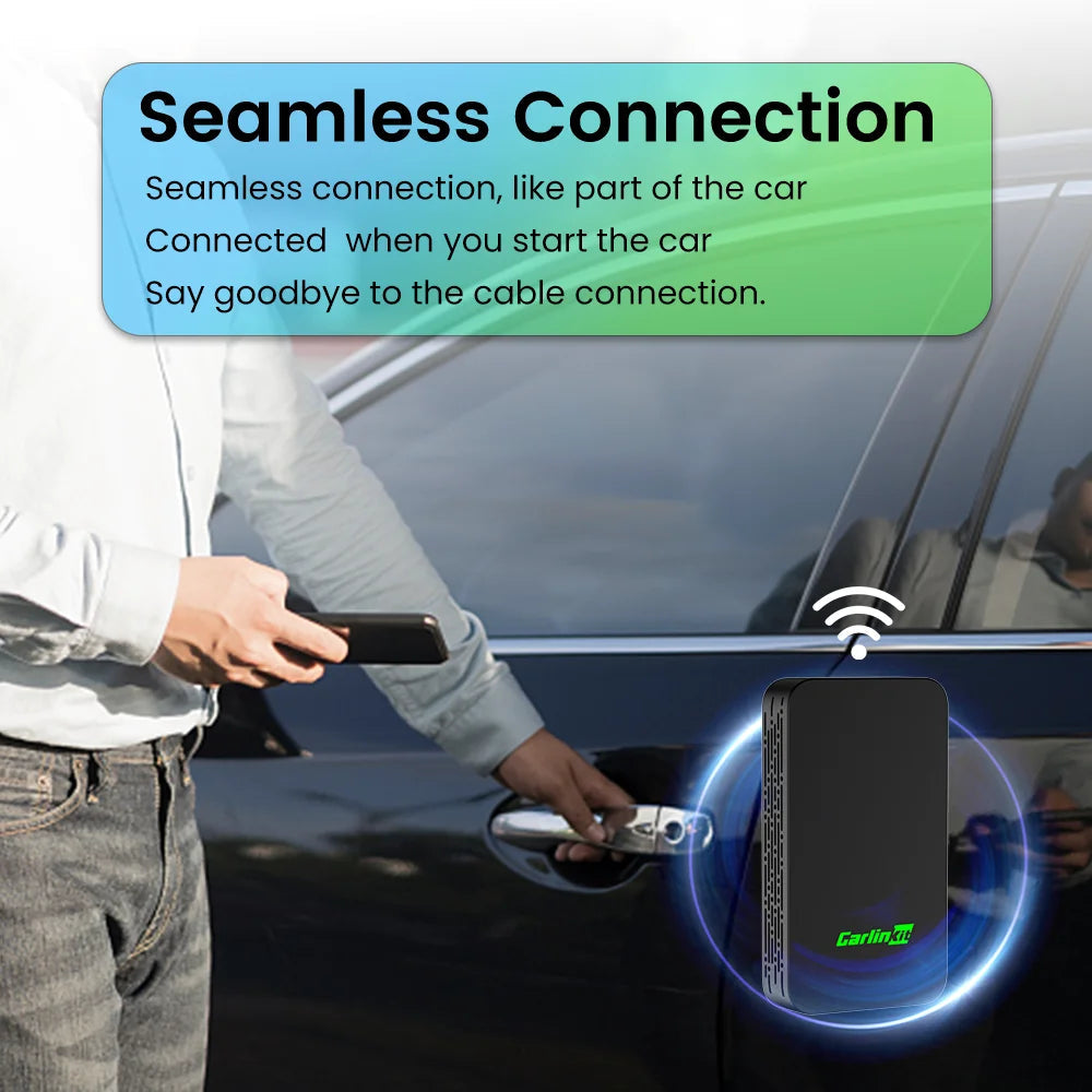 Carlinkit 5.0 2air Carplay Wireless Android auto Wireless Adapter for Toyota Mazda Ford Vw Peugeot Skoda Kia Haval Wifi BLE sayaragear