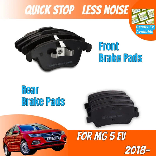 THREEON Front Rear Brake Pad For SAIC MG5 MG 5 EV LONG RANGE 2019 MG HS ‎10767908 Front 10138340 10203163 10248966 Rear 10077656 sayaragear