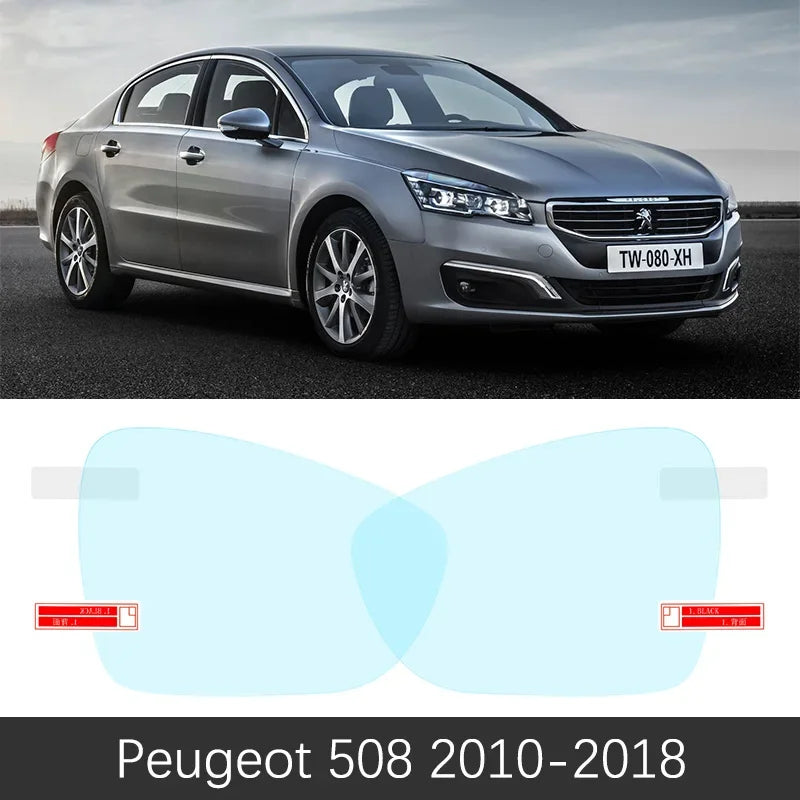 Full Cover Anti Fog Film Rainproof Rearview Mirrors for Peugeot 508 508sw 508GT RXH 2010~2020 Accessories 2012 2015 2016 2017 sayaragear