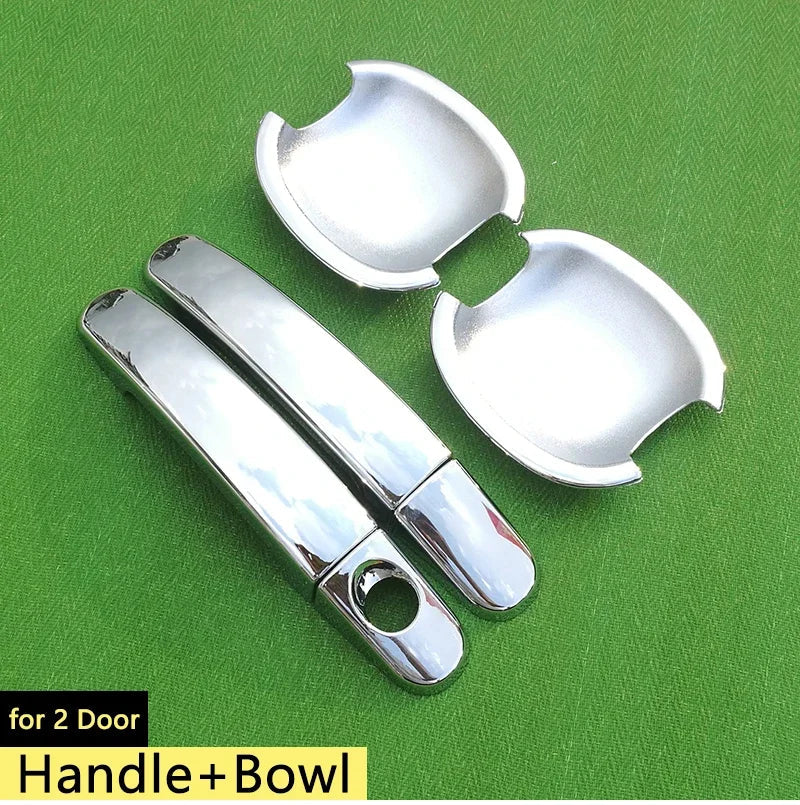Chrome Handle Cover Trim Set for Ford Focus 2 mk2 mk2.5 2004 2005 2006 2007 2008 2009 2010 Car Accessories Stickers Car Styling sayaragear