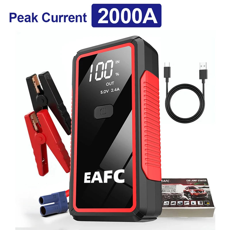 Car Jump Starter 2000A Power Bank Portable Car Battery Charger for 12V Auto Starting Device Petrol Diesel Emergency Booster sayaragear
