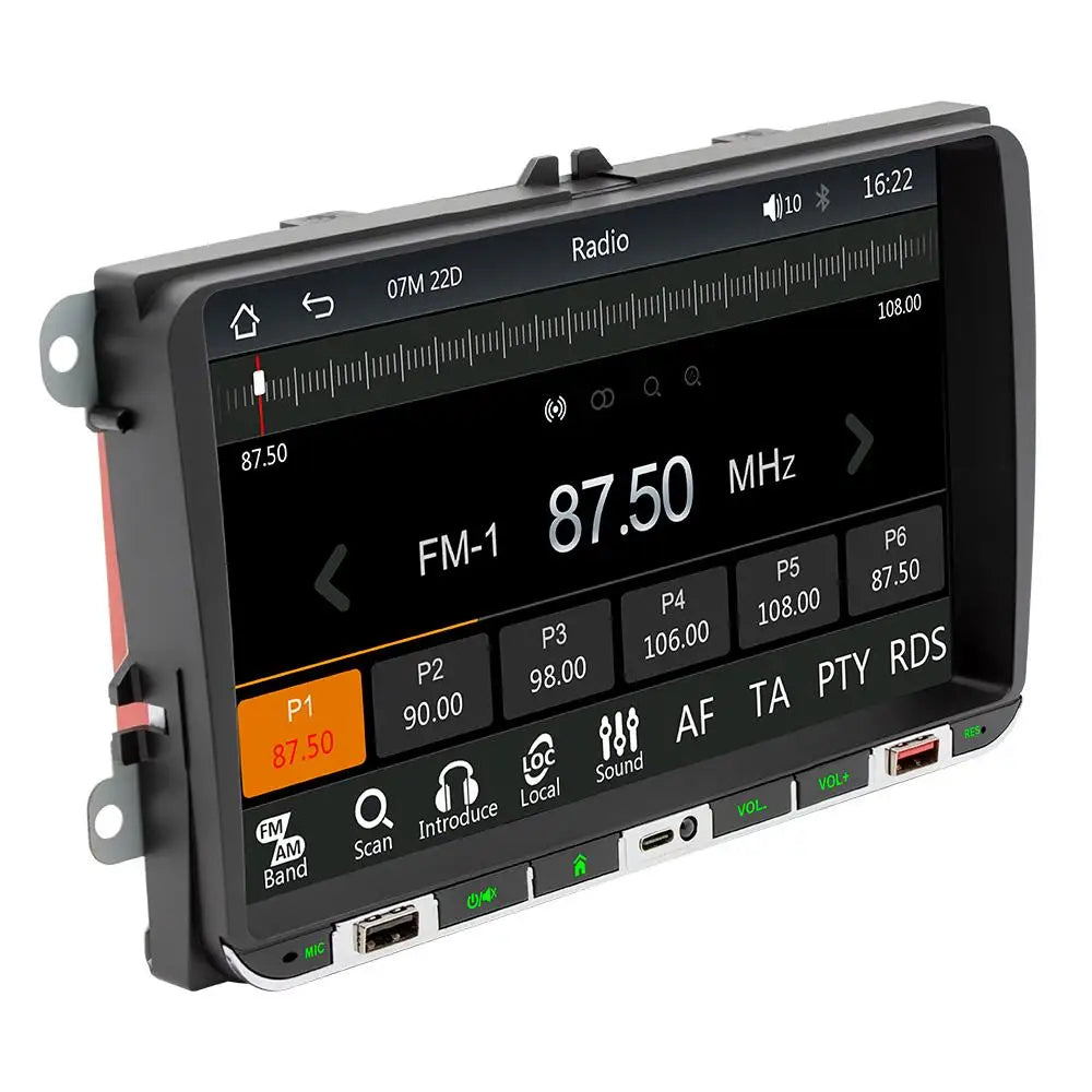 DuoDton 2 Din 9 inch Android Car Radio GPS 4G WiFi DSP Carplay For VW / Volkswagen Skoda Octavia golf 6 touran passat polo Jetta sayaragear