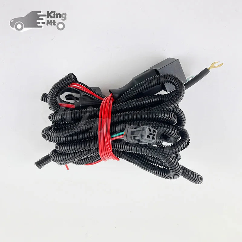 For Tiggo 4 Pro Foglight Fog Light Assembly LED Front Bumper Fog Lamp Kit Replacement with Waterproof Housing sayaragear