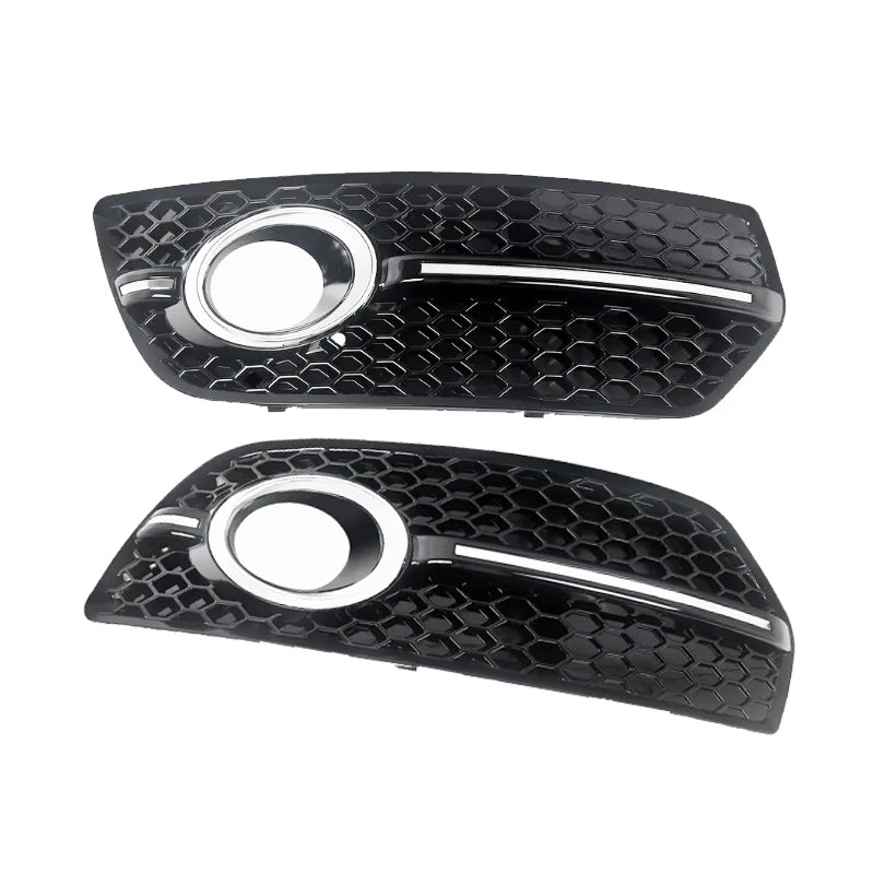 Fog Light Grill Cover For Audi Q5 Standard 2009 2010 2011 2012 Front Bumper Grille 8R0807681E 8R0807682E - sayaragear