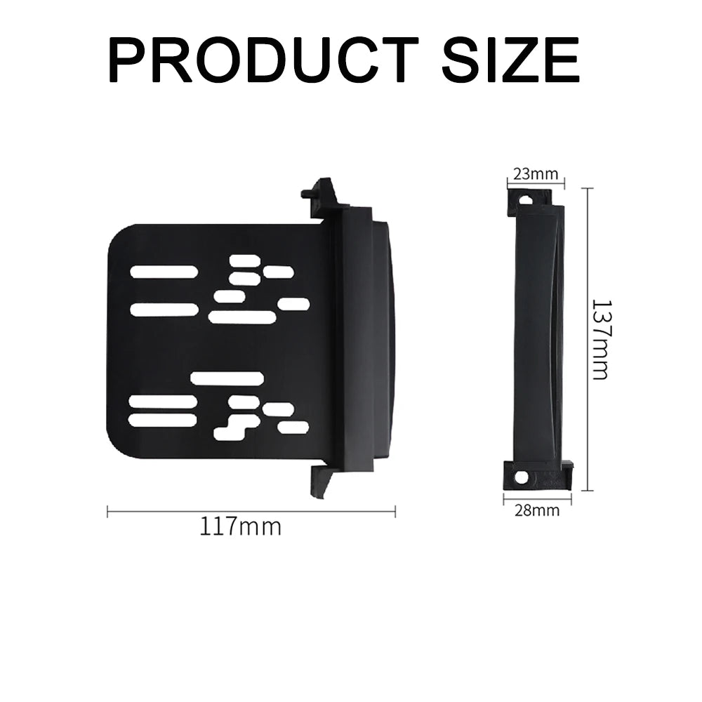 HAOCHEN Car Fascia Radio Panel for JEEP Grand Cherokee DODGE Durango 2011-2013  Dash Kit Mount Plate Bezel Trim Cover sayaragear