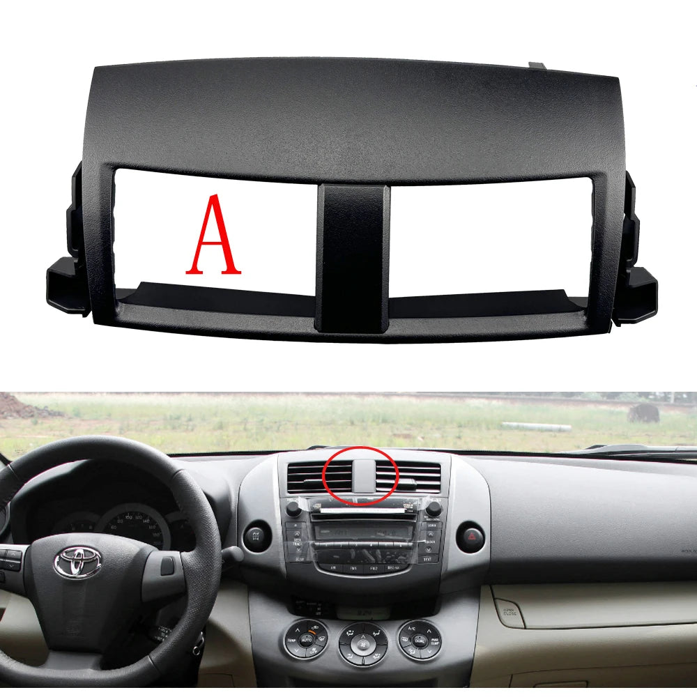 HAOCHEN Car Center Dash Air Outlet Grilles Panel Trim For Toyota RAV4 2007-2012 Car Replacement Accessories sayaragear