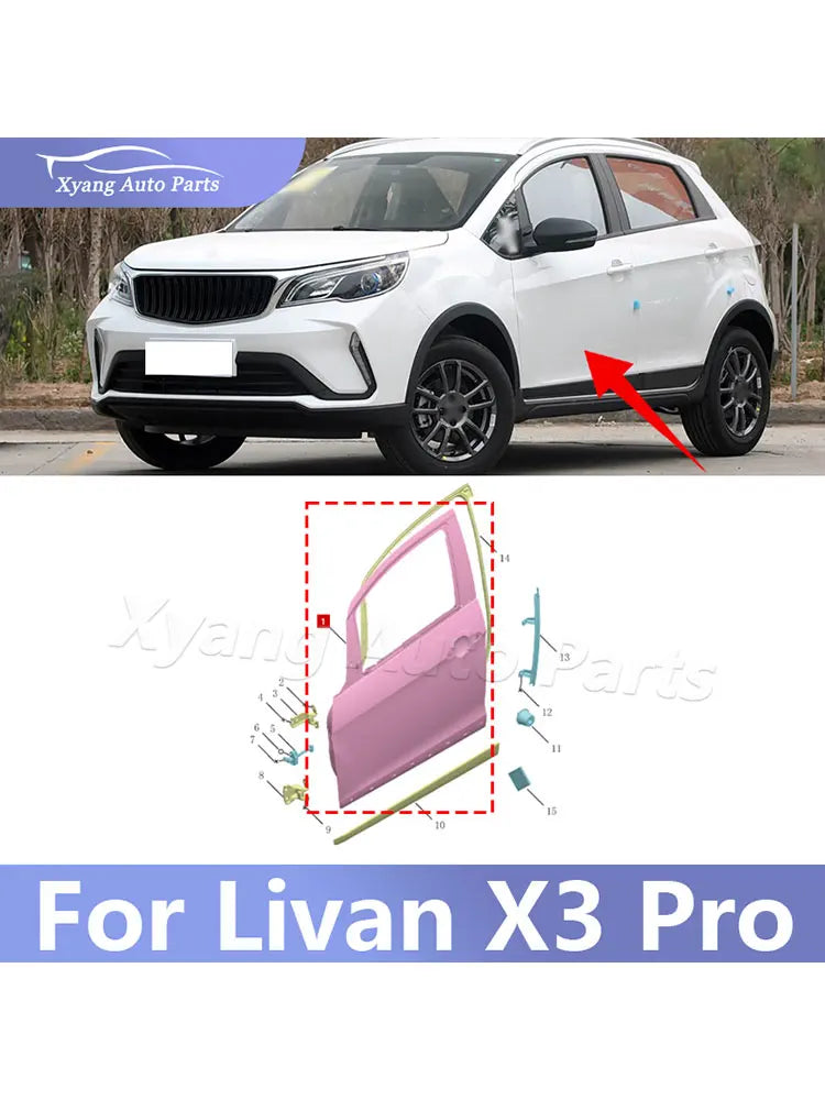 Car Door For Livan X3 Pro Auto Parts sayaragear
