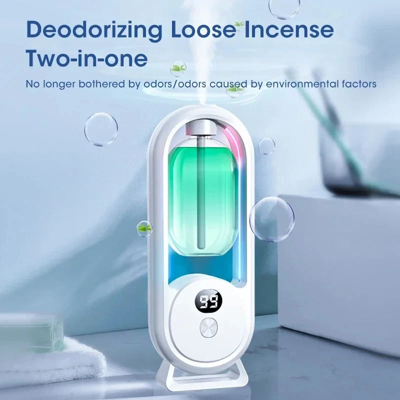 Automatic Home Fragrance Machine Essential Oil Diffuser Nebulizer Perfume Scent Machine for Kitchen and toilet deodorization sayaragear
