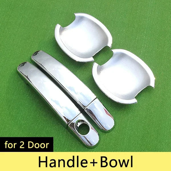 Chrome Handle Cover Trim Set for Ford Focus 2 mk2 mk2.5 2004 2005 2006 2007 2008 2009 2010 Car Accessories Stickers Car Styling sayaragear