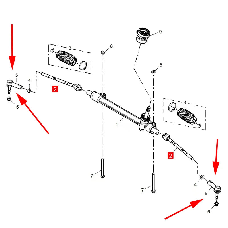 10325998 Original steering external pull rod For SAIC MG RX5 ERX5 HS EHS GS sayaragear