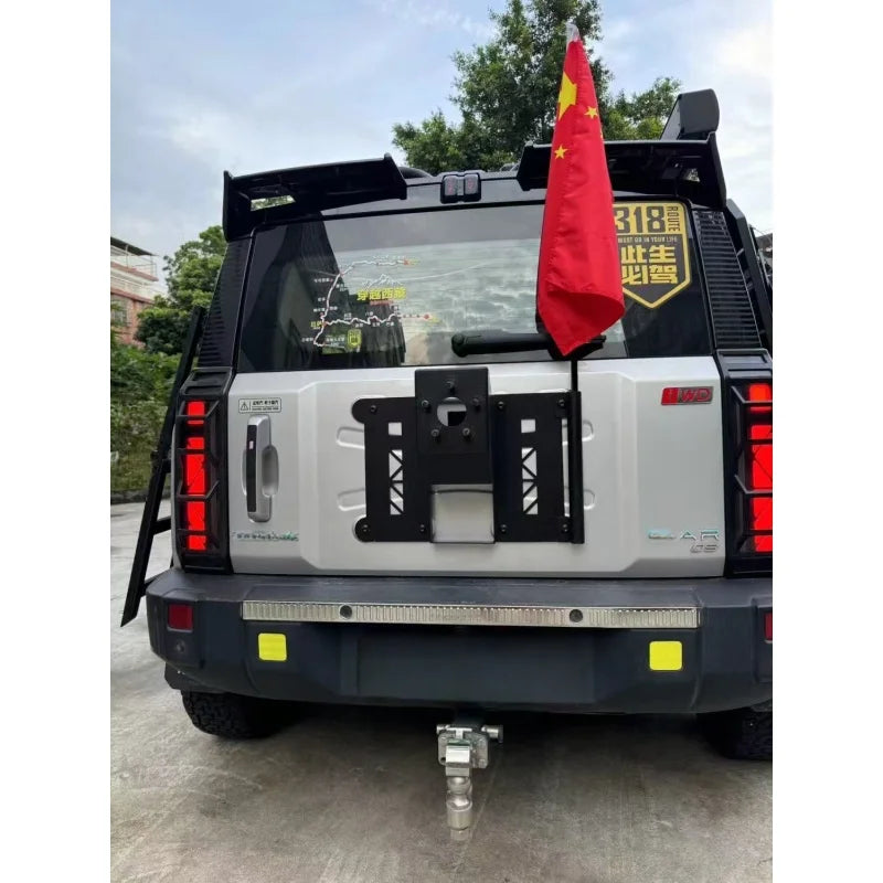 Modified and Upgraded Steel Spare Tire Frame, Rear Spare Tire Base, Suitable for Chery ICAR 03 Jaecoo J6 Accessoriescustom sayaragear