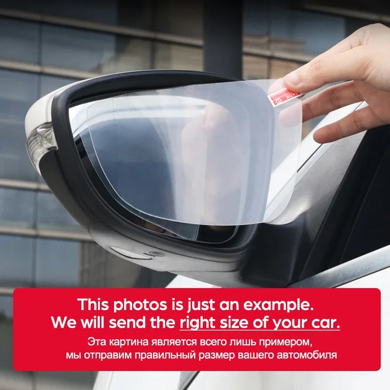 Full Cover Anti Fog Rainproof Film Rearview for Toyota Yaris Vitz 2000~2019 XP10 XP90 XP130 10 90 130 Car Stickers Accessories sayaragear
