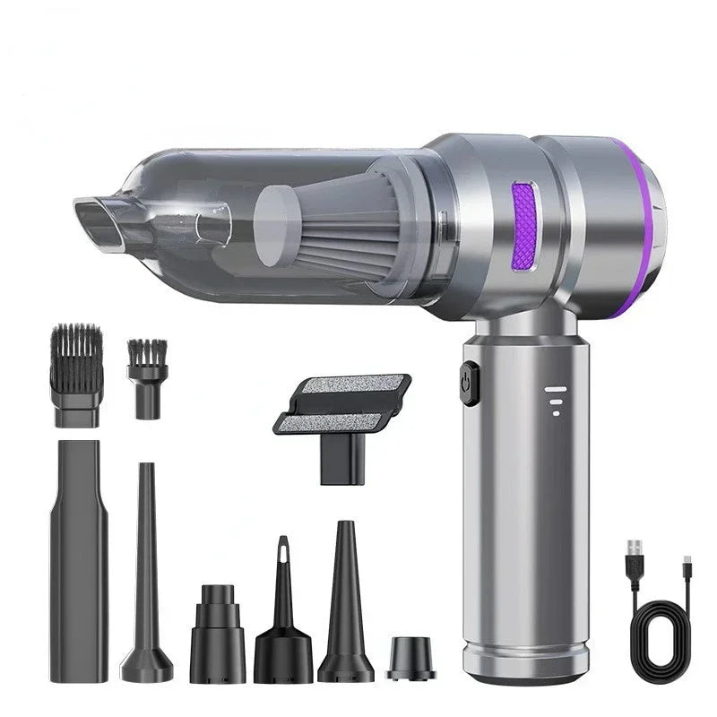 Car Vacuum Cleaner High Power Portable Handheld Wireless Brushless Motor Cleaning Machine Powerful Air Duster for Home Appliance sayaragear