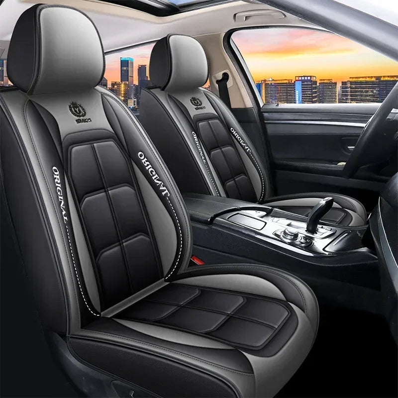Car seat cushion Four Seasons universal new seat cover Leather seat cover Ice silk seat cushion Fully wrapped seat cushion sayaragear