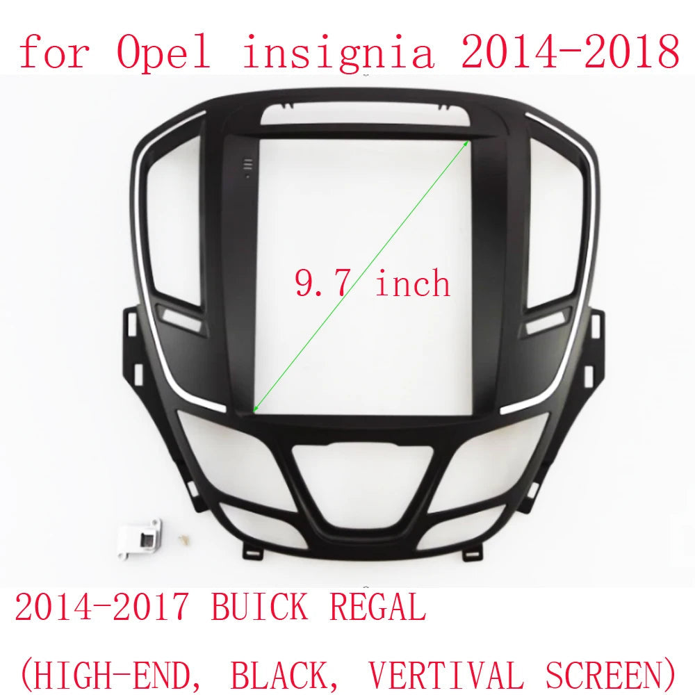 9.7 Inch Car Radio Fascia For Opel Insignia BUICK REGAL 2014-2018 Android MP5 GPS Player Panel Frame 2 Din Head Unit Dash Cover sayaragear