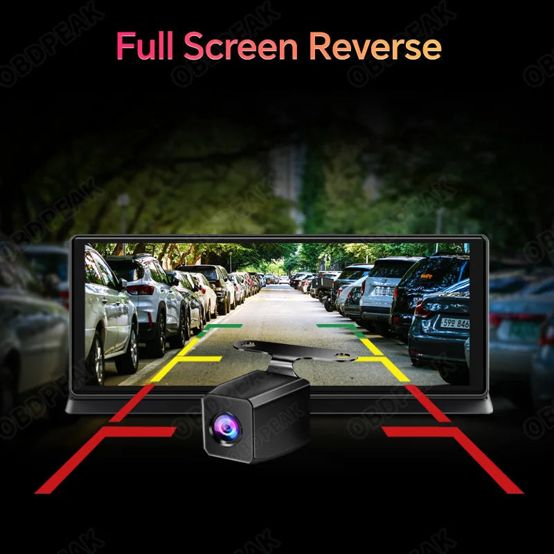 K2 Pro 11.3" Car DVR 4K Camera Wireless Carplay Android auto Ai Screen Dash Cam Dual Len Video Recorder GPS Navigation Dashboard sayaragear
