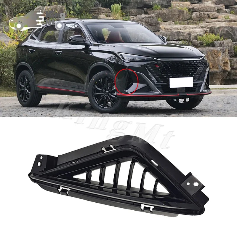 For Changan X5 PLUS Foglight Fog Foglamp Light  Frame Cover Lid Front Bumper Fog Lamp Replacement Frame Cover Housing sayaragear
