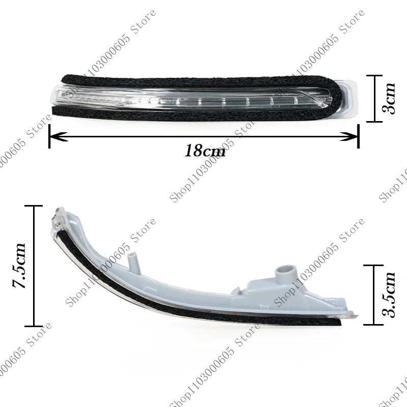 87624-C8000 For Hyundai i20 GB IB 2016 2017 2018 Car Outside Rearview Door Side Mirror LED Turn Signal Light Lamp sayaragear