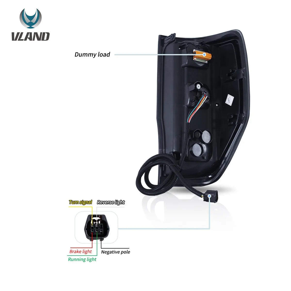 Vland 12-22 Ranger 1th Gen (T6/P375) LED Tail Lights With Sequential Turn Signal (Not Fit For US Models) sayaragear