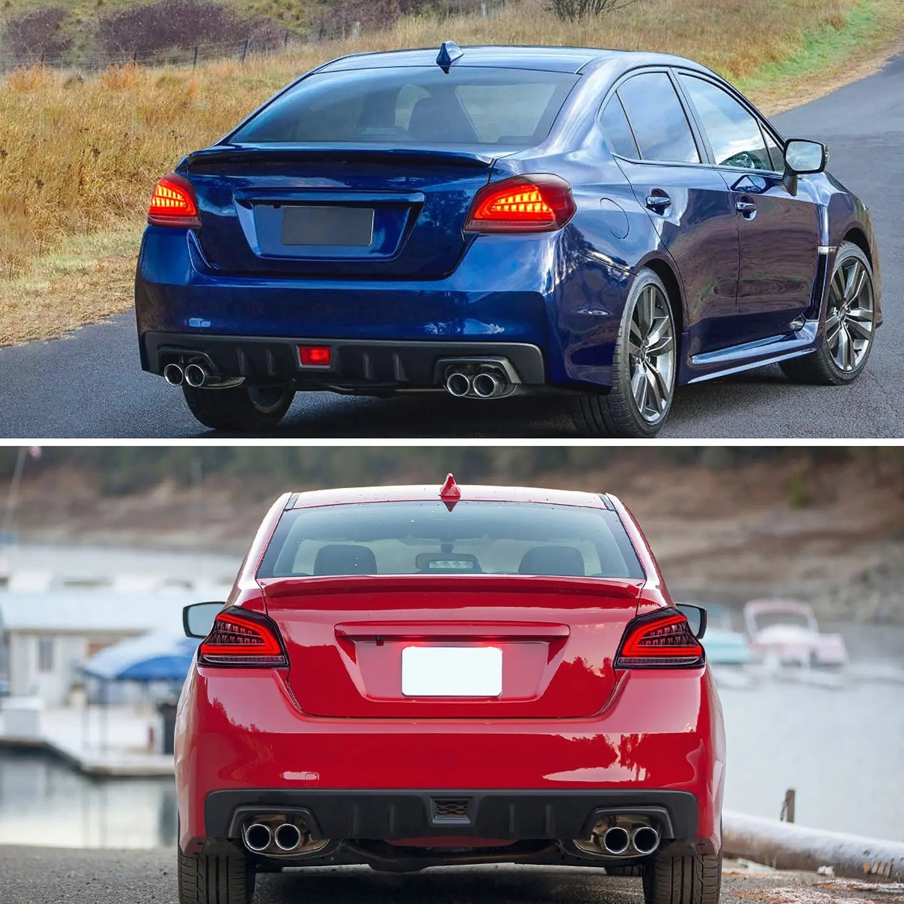 Vland 15-21 WRX & WRX STI 1st Gen (VA) LED Tail Lights With Sequential Turn Signal sayaragear