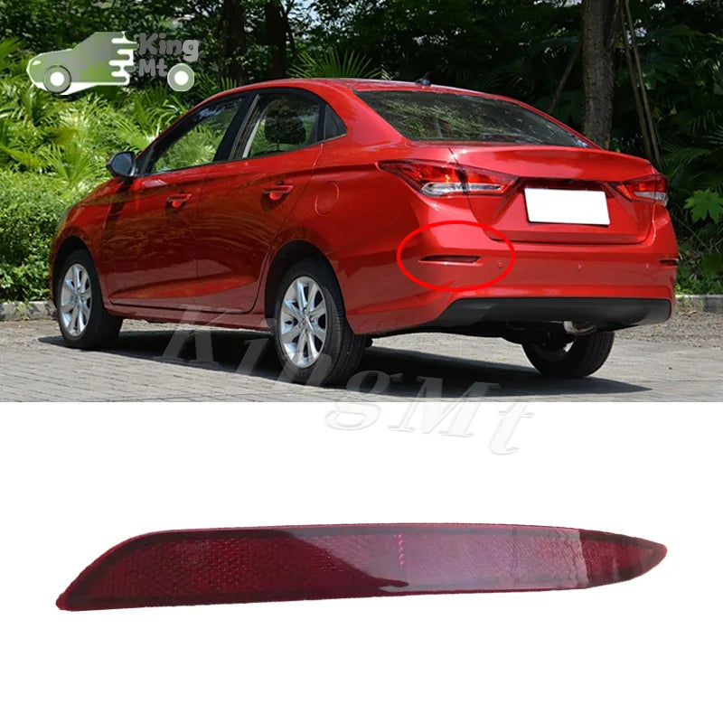 For Changan Alsvin Rear Bumper Fog Light Reflector Stop Light Rear Fog Light Foglamp Brake Lamp Warning Lamp Frame Cover sayaragear