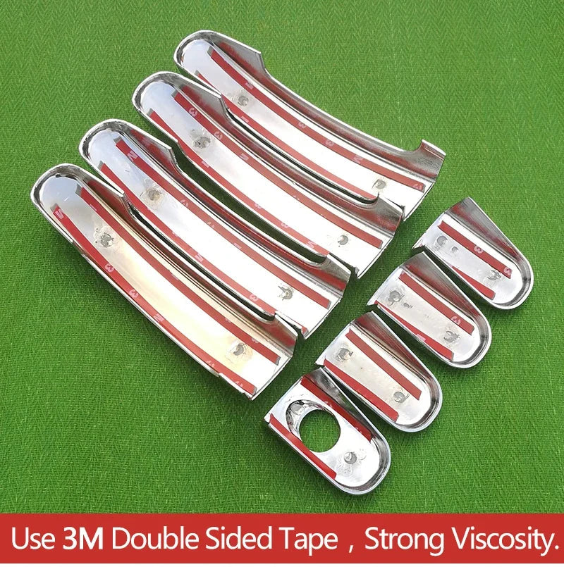 Chrome Handle Cover Trim Set for Ford Focus 2 mk2 mk2.5 2004 2005 2006 2007 2008 2009 2010 Car Accessories Stickers Car Styling sayaragear