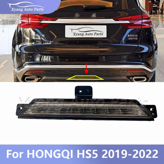 For Hongqi HS5 2019-2023 Rear Bumper Middle Fog Light Brake Light Fog Lamp Warning Lamp Foglight Foglamp  3716130DD01 sayaragear