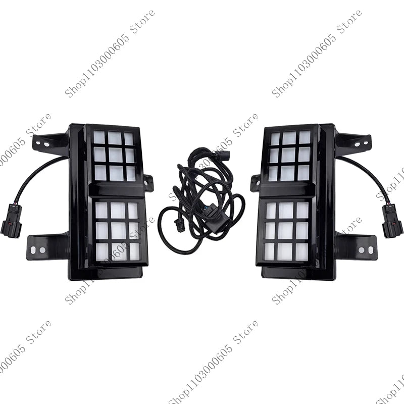 For Chery Jetour Traveller T2 Auto Parts Front Bumper Fog Light Assembly Daytime Running Light Car Exterior Decorative Fog Light sayaragear