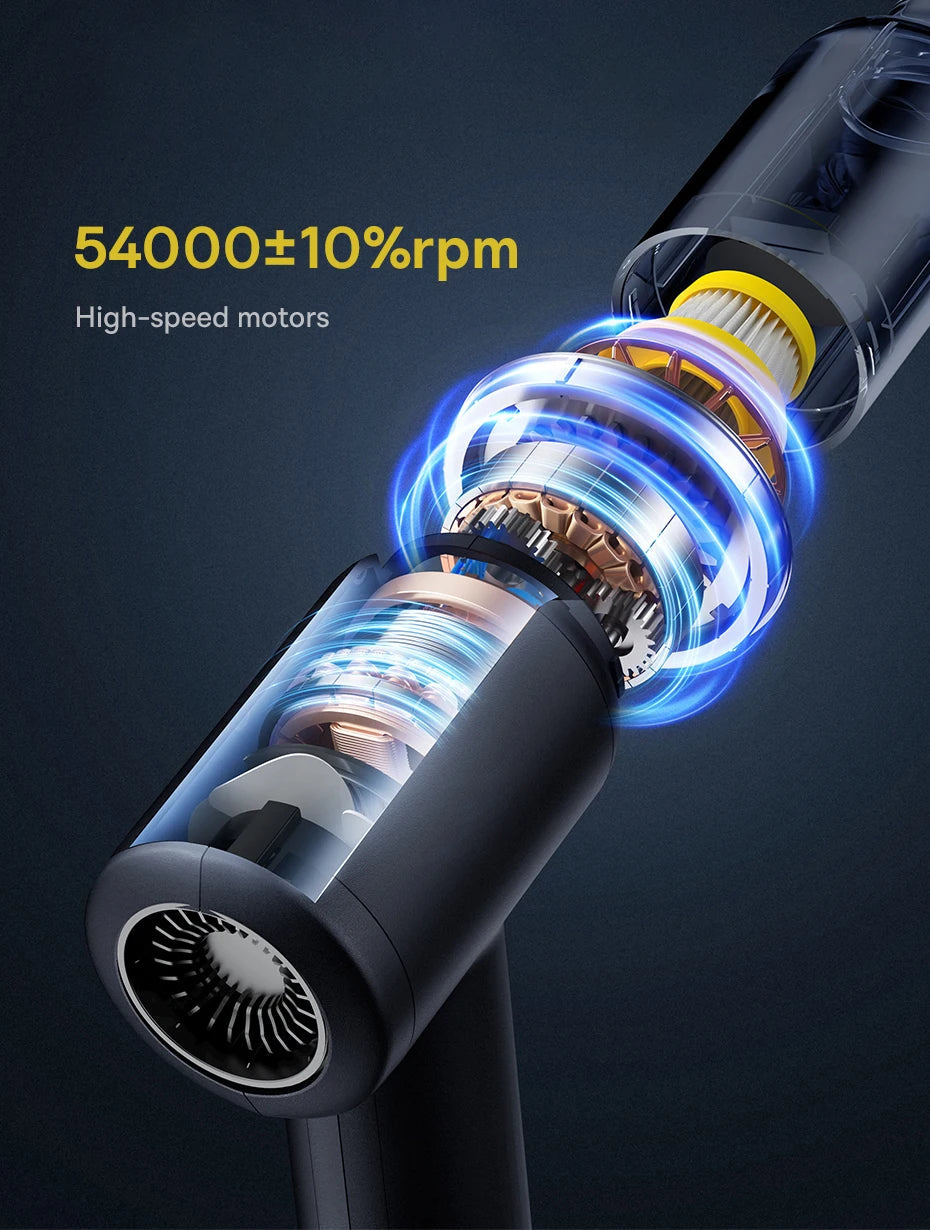 Baseus Car Vacuum Cleaner Wireless Air Dust Blower Gun for Car Powerful Portable Car Cleaning Appliance Cordless Vehicle Cleaner sayaragear