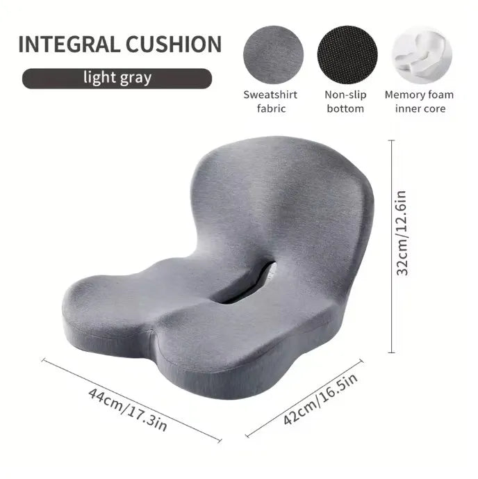 Memory Foam Cushion Interior Accessories Pillow Car Seat Waist Pillow Lumbar Support Office Pillow Chair Cushion sayaragear