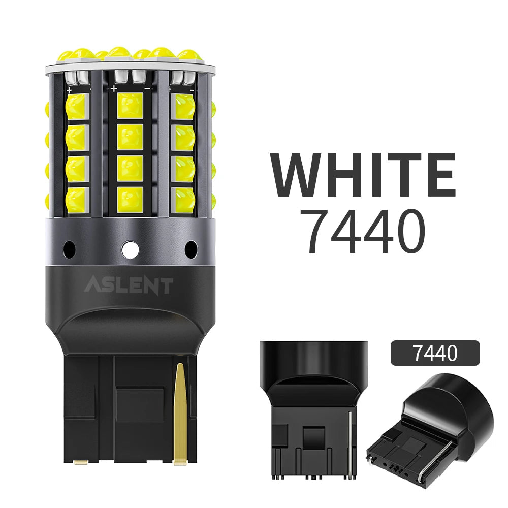 2x 1157 BAY15D P21/5W 1156 BA15S P21W BAU15S PY21W LED WY21W 7440 W21W T20 7443 W21/5W Turn Signal Reverse Brake Light Bulb 12V sayaragear