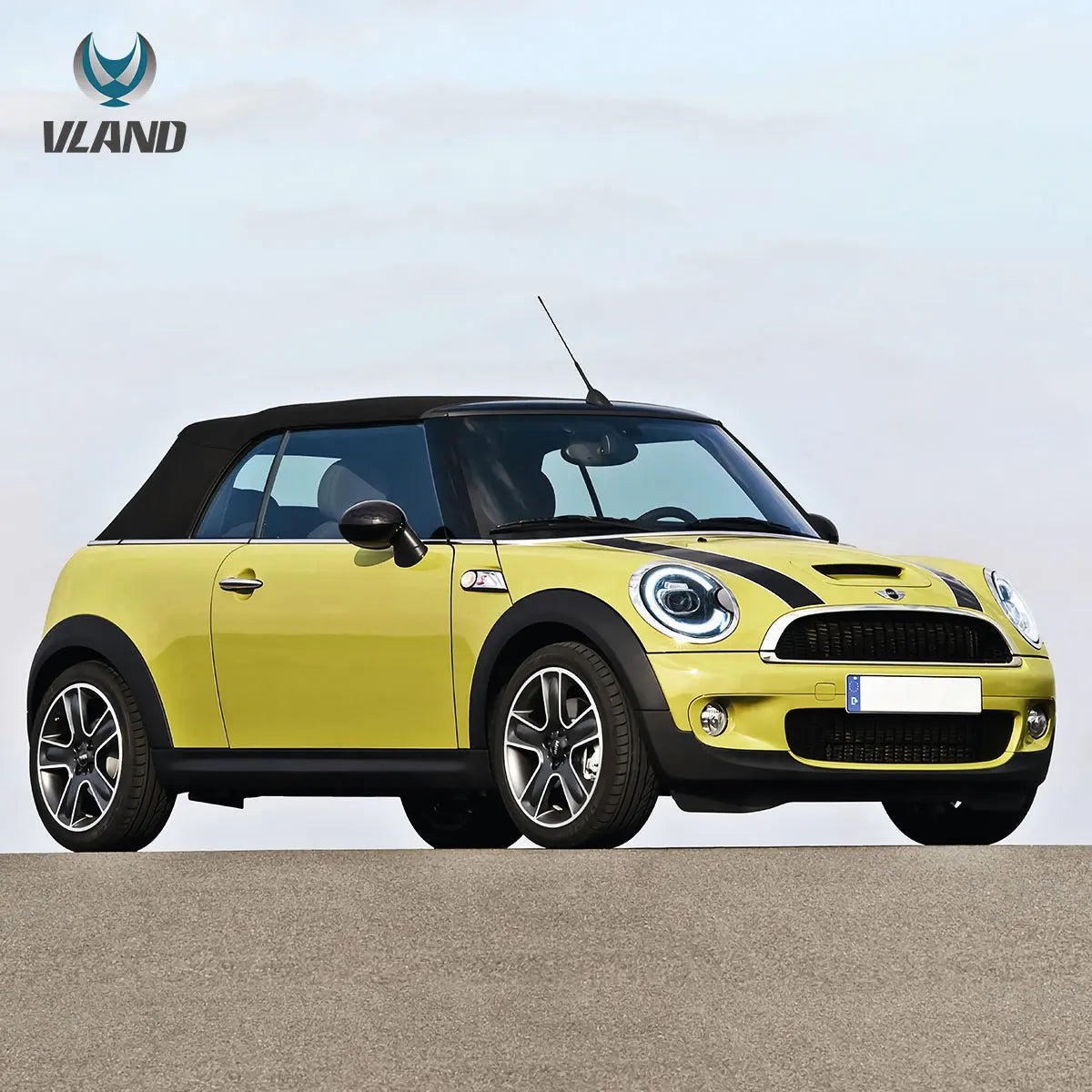 Vland 07-15 Cooper LED Headlights (R55 R56 R57 R58 R59) With Dual Beam Projector sayaragear