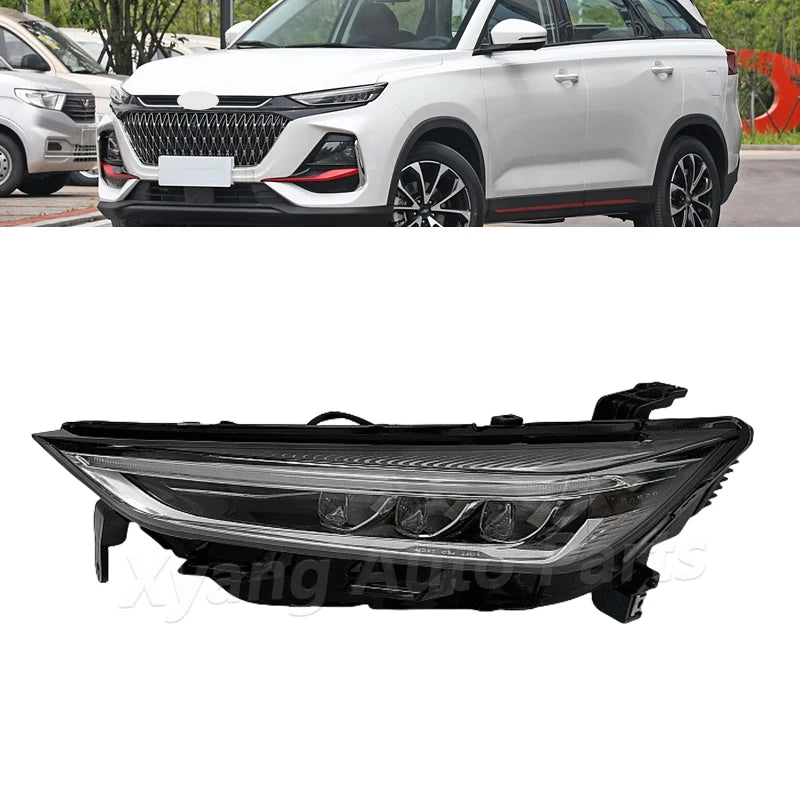 For Changan Oshan X7plus DRL LED Daytime Running Light Front Bumper Lamp Fog Light Auto Parts sayaragear