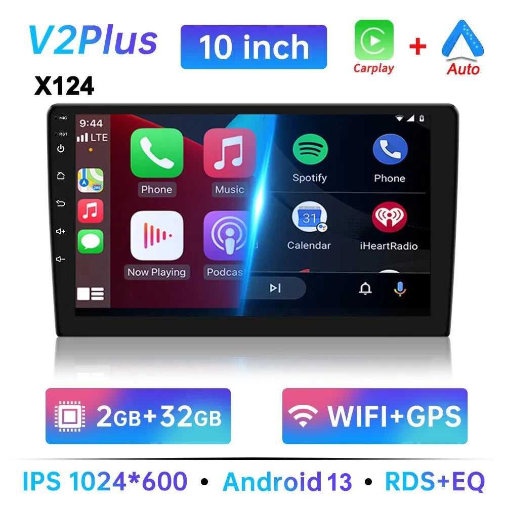 7/9/10 inch Universal Android 13 Car Radio 32G/64G Autoradio android 2 Din car radio GPS BT Central Multimedia Smart car systems sayaragear