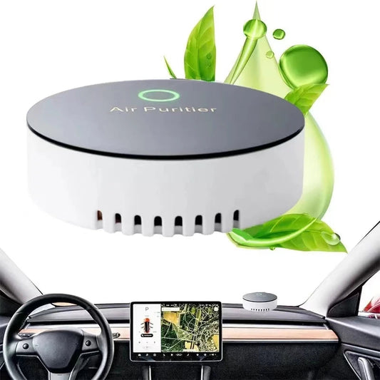 Car Air Sterilizer Purifier Usb Oxygen Cleaner Ozone Generator Air Purifier Filter Smoke Remover Smart Gadgets Car Supplies sayaragear