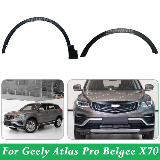 For Geely Atlas Pro Belgee X70 Front/Rear Car Wheel Arch Moulding Fender Eyebrows Wheel Arches Car Assecories sayaragear