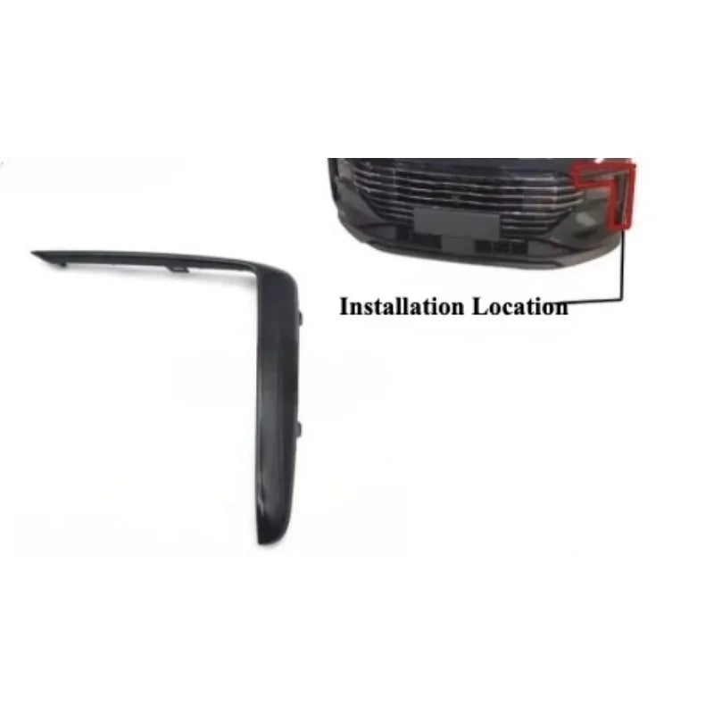 Front Bumper Decorative Strip Headlights Upper Black Bright Strip for Chery Jetour X70 Plus 602005260AA 602005261AA sayaragear