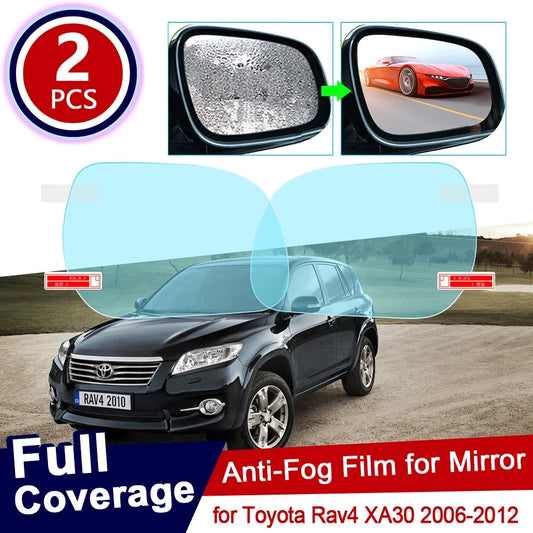 for Toyota Rav4 Vanguard XA30 2006~2012 RAV 4 30 Full Cover Anti Fog Film Rearview Mirror Rainproof Anti-Fog Films Accessories sayaragear