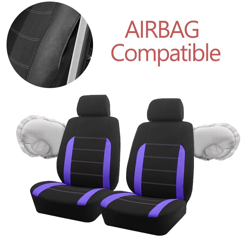 AUTO PLUS  Car Seat Covers Universal Size Fit For Most Car Suv Truck Van Car Accessories Interior Seat Covers For Car Full Set sayaragear