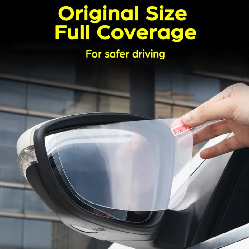 Full Cover Anti Fog Rainproof Film for Toyota Fortuner 2005 -2020 AN50 AN60 AN150 AN160 Hilux SW4 SR5 Rearview Mirror Protective sayaragear